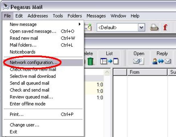 1º programa para enviar correo electrónico.