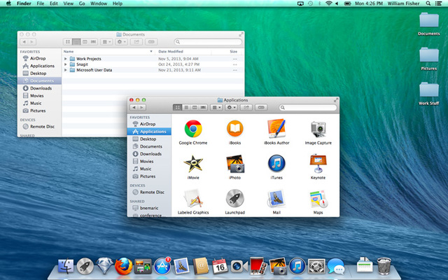 Mac OS X 10 Versión 10.9. "Mavericks"