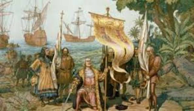 Inici: Primer peu de Colom a Amèrica