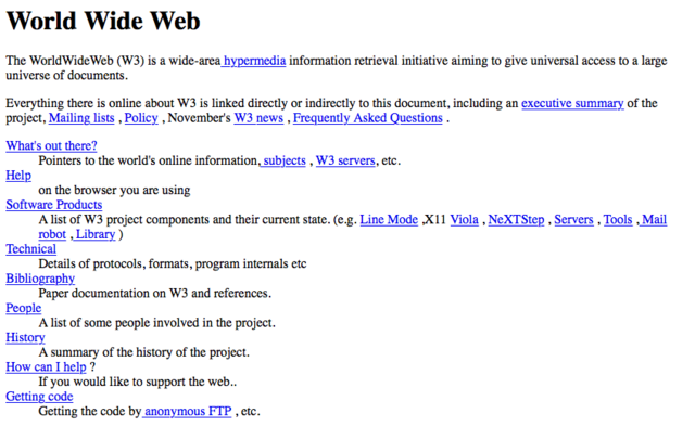 Nace la World Wide Web