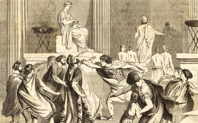 Muerte de Filipo II y le sucede su hijo Alejandro