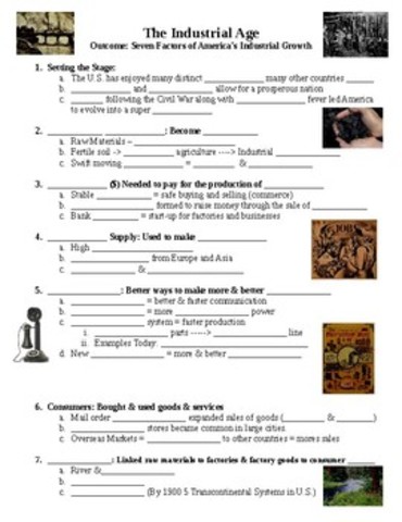 7 Factors of America's Industrial Growth