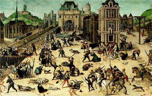 Inicio de las guerras de religión en Francia. Matanza de Vassy