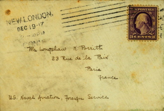 Postcard to Porritt from unknown writer; document is in a foreign language
