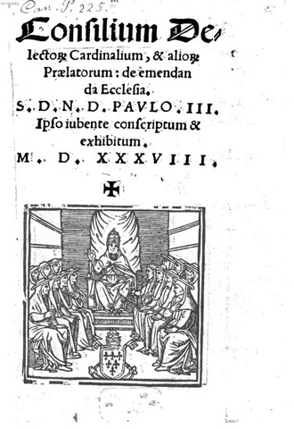 Se establece en Roma el Consilium de emendanda Ecclesia