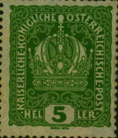 Postage stamp in German