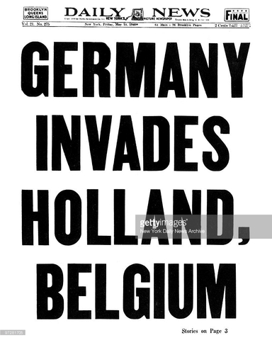 The Invasion of Belgium