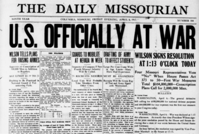 The US enters the war