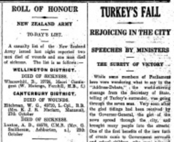 Armistice With Turkey