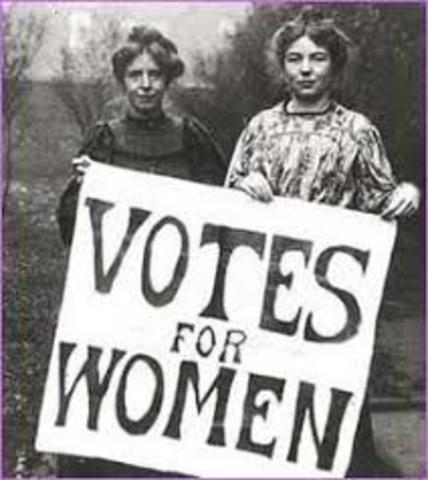 Women got the right to vote