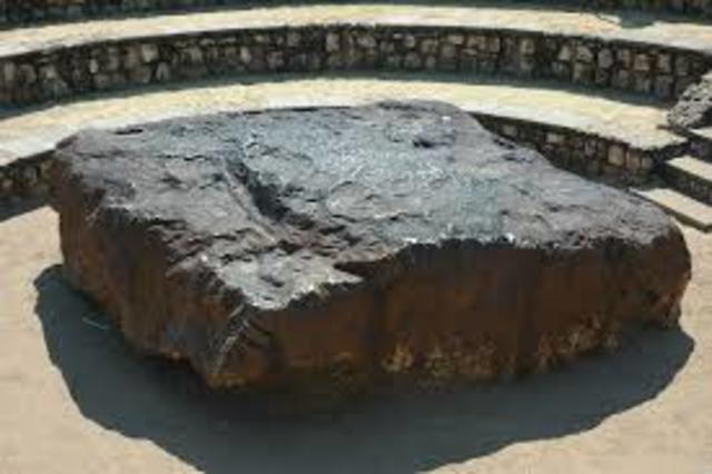 The 500-ton meteorite landed