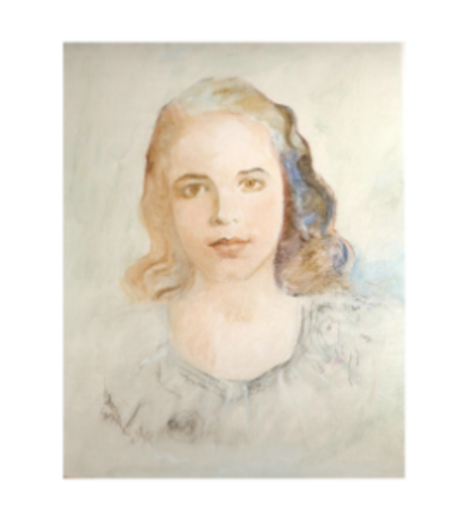 Beatriz, oil on canvas.