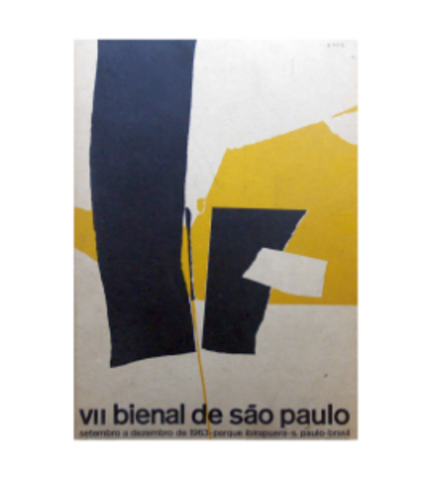 Poster of the VII Biennial of São Paulo