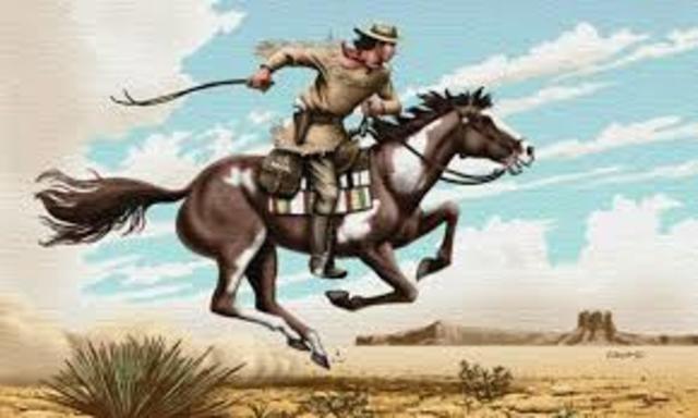 COMUNICACIÓN VÍA CABALLOS (PONY EXPRESS)