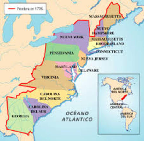 Declaración de indepencia de las Trece colonias de Norteamérica