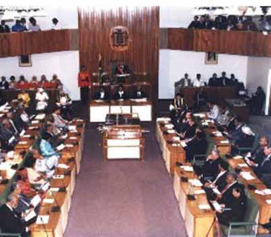 First parliament dissolved.