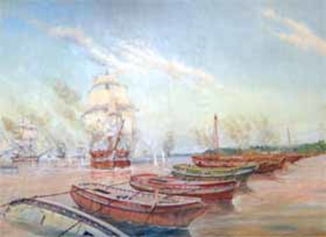 Inicio del bloqueo anglofrancés