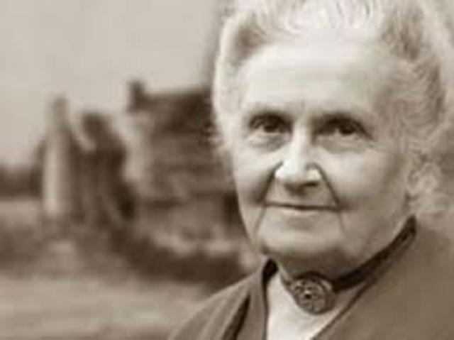 Maria Tecla Artemisia Montessori. 1870. fue una educadora, pedagoga, científica, médica, psiquiatra, filósofa, antropóloga, bióloga, psicóloga, feminista y humanista italiana. Fue la primera mujer italiana que se graduó como doctora en Medicina.