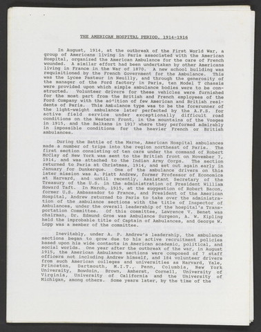 Elliot Hugh Lee Receives a Letter from France