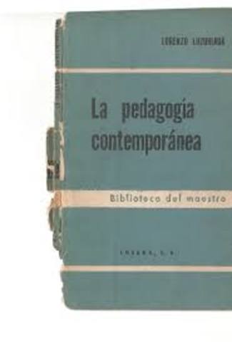 LA PEDAGOGÍA CONTEMPORÁNEA