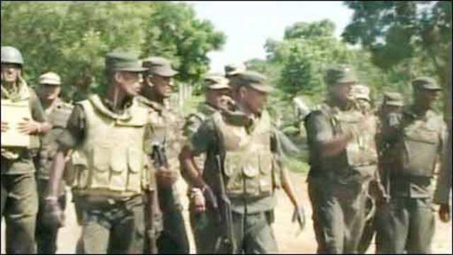 Military occupation of  Tamil areas