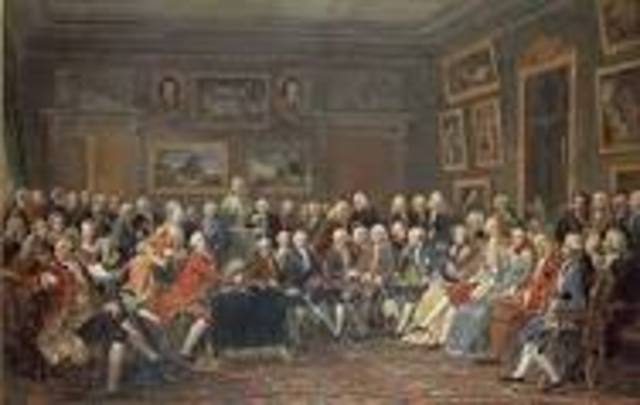 lectura en la casa de madame geoffrin