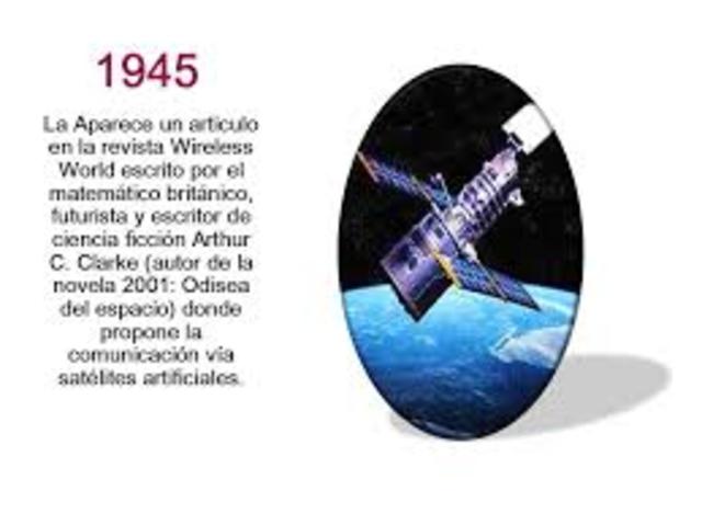 Se propone la comunicación vía satélites artificiales.