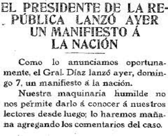 Manifiesto a la Nacion