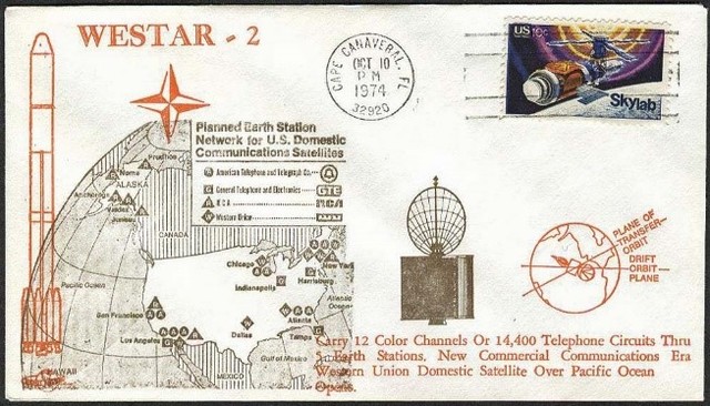 E.U lanza los satélites Western  Union´s Westar I  Y II