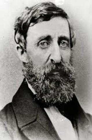 Henry David Thoreau Published Civil Disobedience