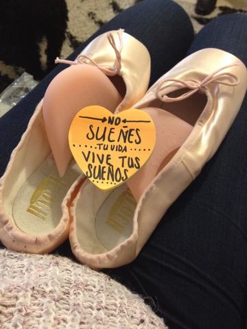 Comencé a utilizar zapatillas de punta