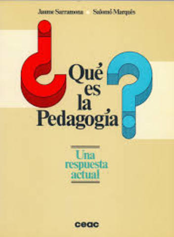Concepto de pedagogía