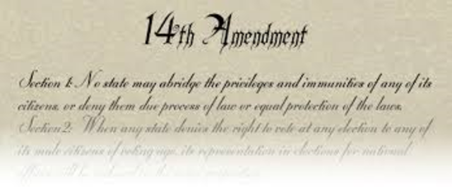 Fourteenth Amendment Ratified
