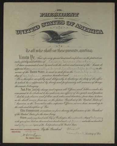 Bowden As 2nd Lt. In The Army