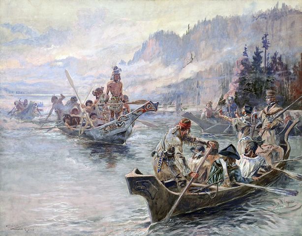 Beginning of Lewin and Clark expedition