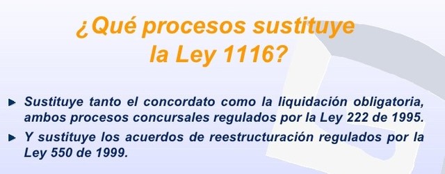 Ley 1116 de 2006