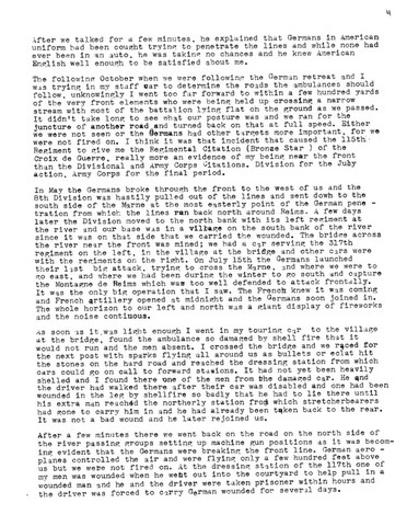 Running from the Germans