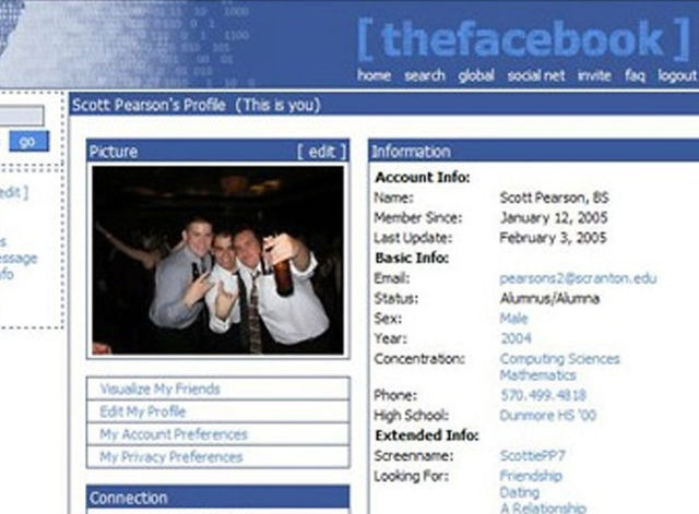 2003: Nace Facebok.