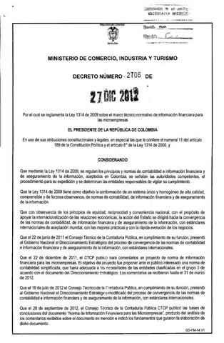 Decreto 24 de 2012