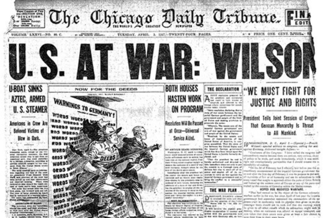 United States Declares War on Germany(US)