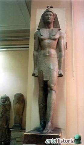 Estatua de Alejandro Magno como faraón (fecha aproximada siglo IV a.C.)