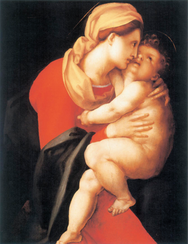 Pontormo, Madonna col Bambino, 1521, New York, collezione Hester Diamond.
