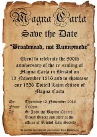 King John signs the Magna Carta