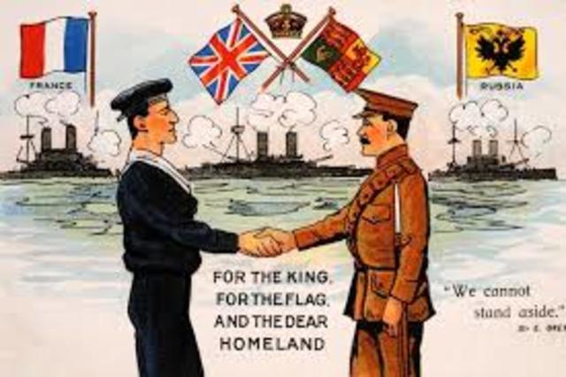 Britain helps win World war 1