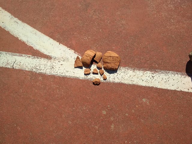 Trozos de ceramica