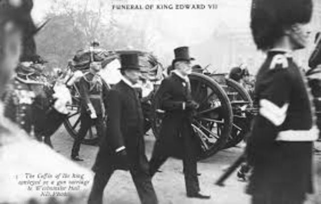 The Funeral of King Edwards Death in England