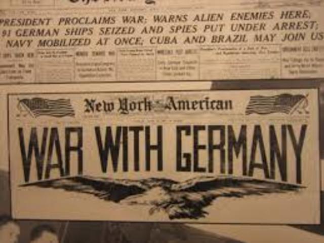 United States Declares War on Germany
