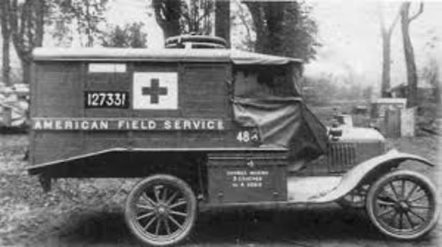 *(US) American Ambulance Field Service is Recognized by the French