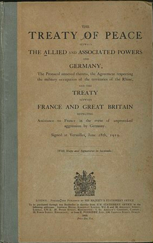 (EU) Treaty of Versailles