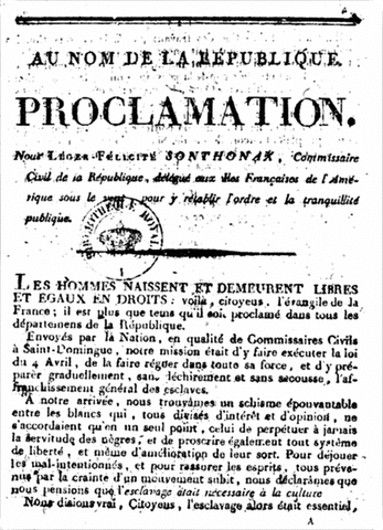 Slavery is abolished in French colonies